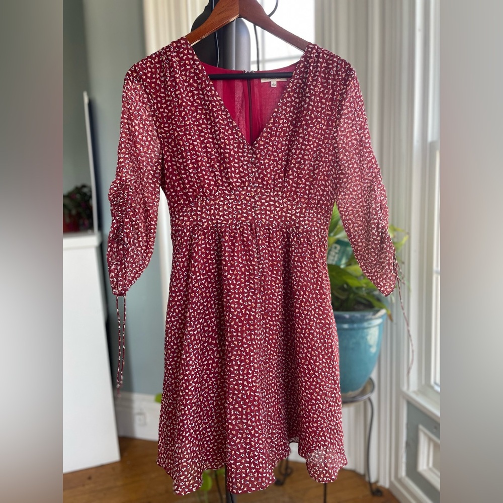 NWOT Madewell Cottage Core Silky Style Dress